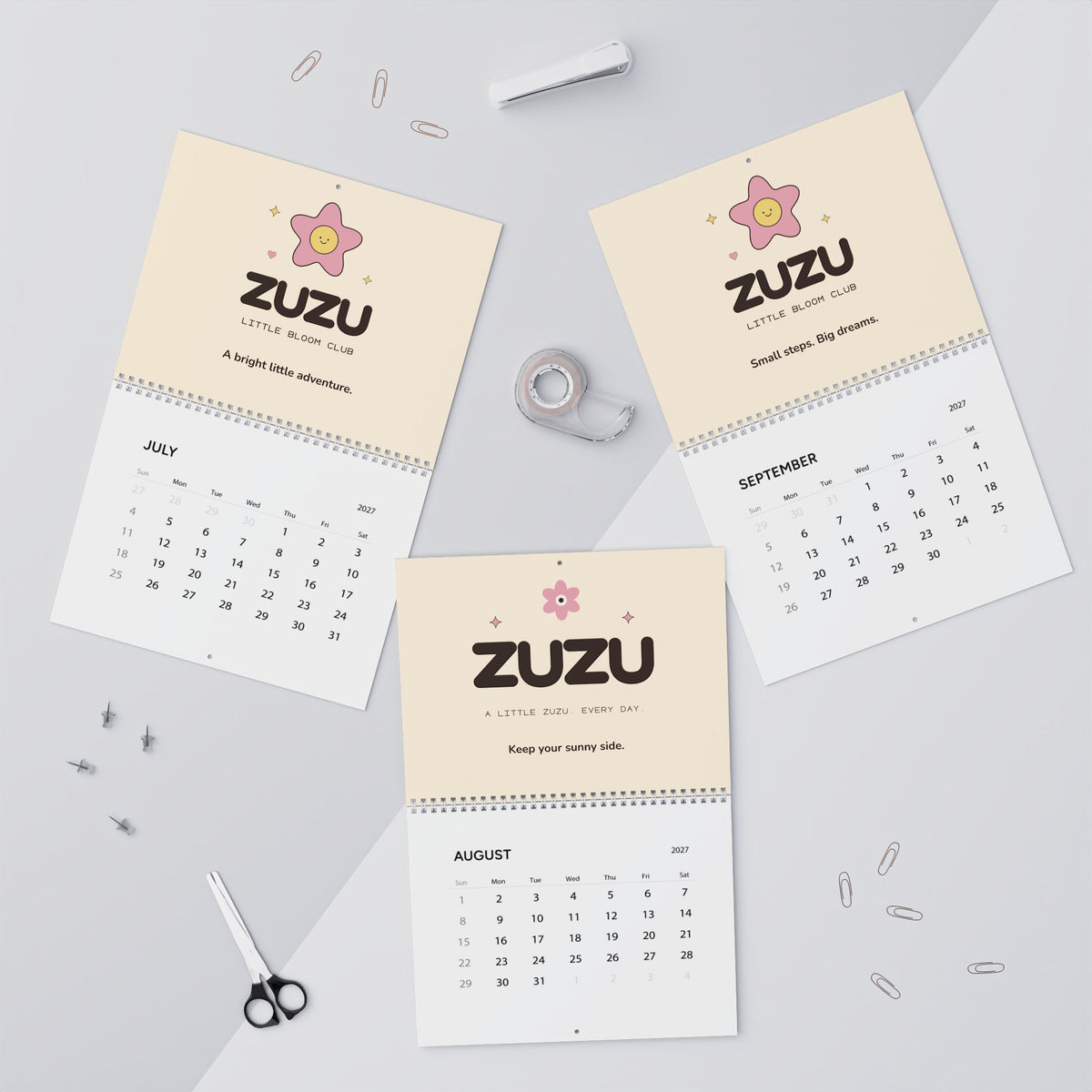 ZUZU A Little Happy Year 2027 Wall Calendar